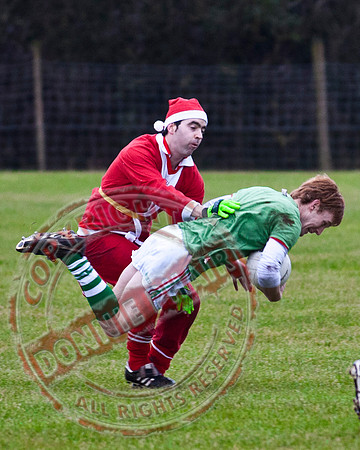 Santa V Elves Charity GAA Match In Newtownbutler among the NTB club members and friends.