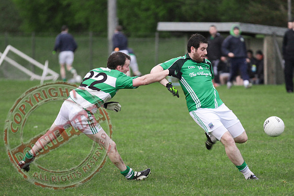 Teemore V Roslea in Senior Men GAA League Football.