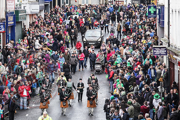 St. Patrick's Day in Enniskillen, County Fermanagh