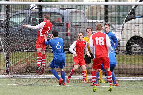 Ballinamallard Youth (2) V Cliftonville Youth (3) in IFA Youth League.