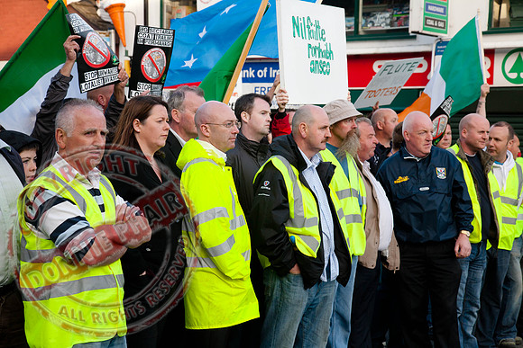 Loyalist Parade in Newtownbutler.