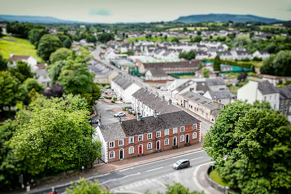 Aerial Photo of Residential Buildings in Enniskillen