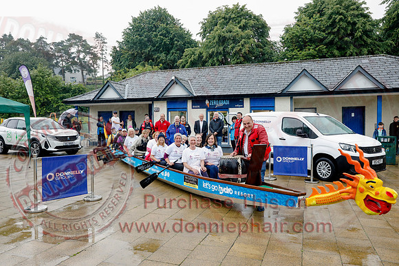 The Devenish Dragons launch boats with Cancer Connect NI at Round O-9