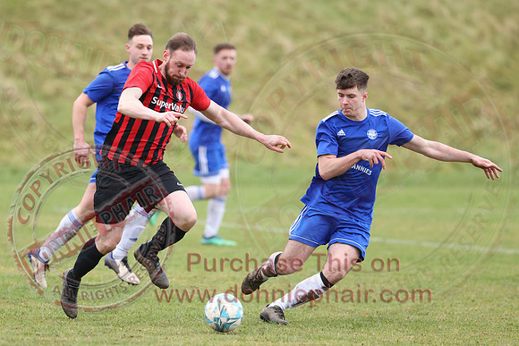Irvinestown (0) V Enniskillen Athletic (0) in Mercer Football League-1