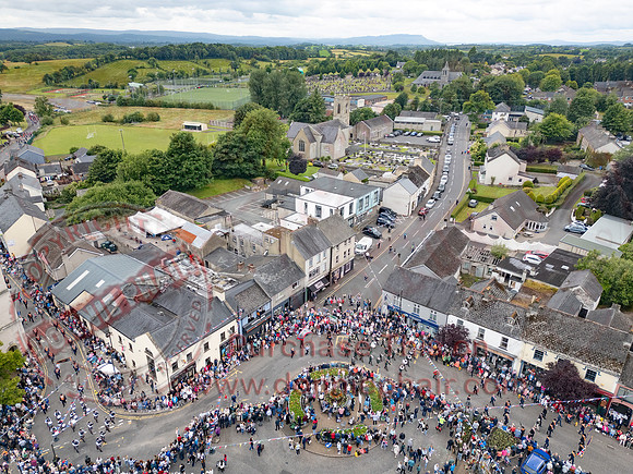 Aerial Photos of the Annual County Fermanagh Twelfth Demonstration In Irvinestown-10
