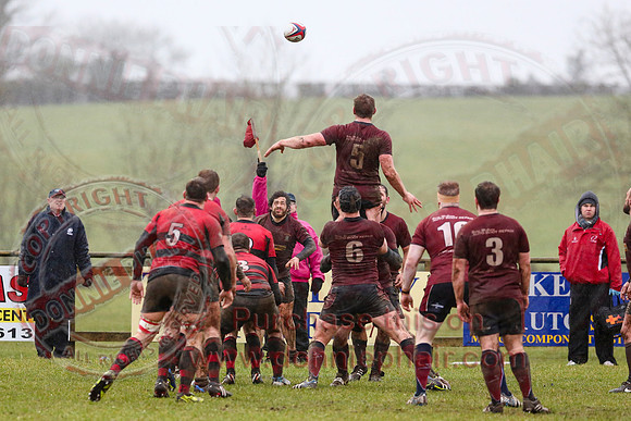 Enniskillen 1st XV (3) V Carrickfergus (20) in Kukri Qualifying Rugby League 2