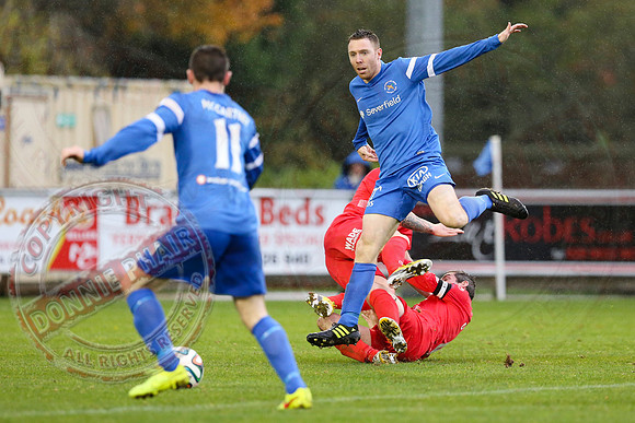 Ballinamallard United (0) v Portadown (2) in Danske Bank IFA Premier League.