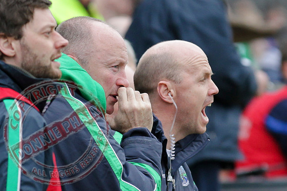 Fermanagh Senior Men V Wicklow in GAA Football in Brewster Park, Enniskillen.