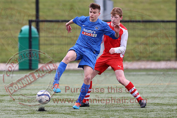 Ballinamallard Youth (2) V Cliftonville Youth (3) in IFA Youth League.