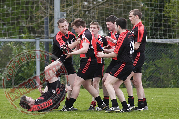 Brookeborough V Maguiresbridge in Senior Men GAA League Football.