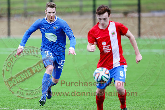 Ballinamallard Reserves (1) V Linfield Swifts (3) in NI Reserve League.