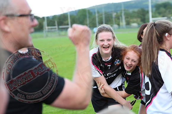 Aghadrumsee (1-14) V Ederney (1-05) in Girls U16 GAA Division One Final.