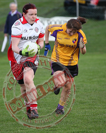 St. Pat's Donagh V Carryduff in Ladies Junior Cup GAA Ulster Match.