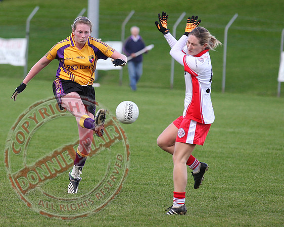 St. Pat's Donagh V Carryduff in Ladies Junior Cup GAA Ulster Match.