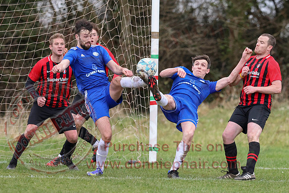 Irvinestown (0) V Enniskillen Athletic (0) in Mercer Football League-9