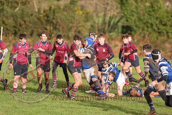 Enniskillen (35) V Coleraine (5) in U14 Provincal League Youth Rugby-4