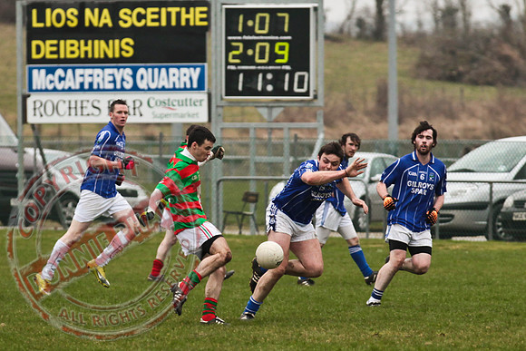 Devenish V Lisnaskea in Senior GAA Football League Final in Kinawley.  Devenish Won.