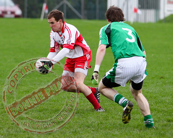 St. Pat's Donagh V Roslea in GAA Football League Match.