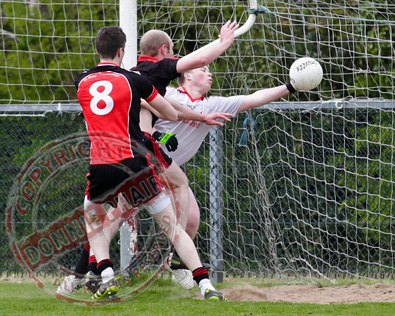 Brookeborough V Maguiresbridge in Senior Men GAA League Football.