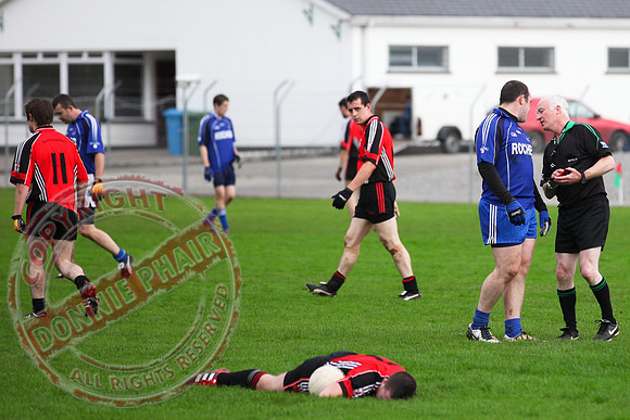 Brookeborough V Kinawley in GAA Football Championship Game.