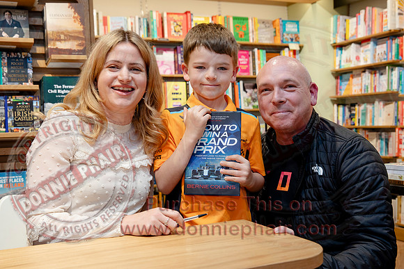 Bernie Collins from F1 - Book Signing in Waterstones, Enniskillen-32