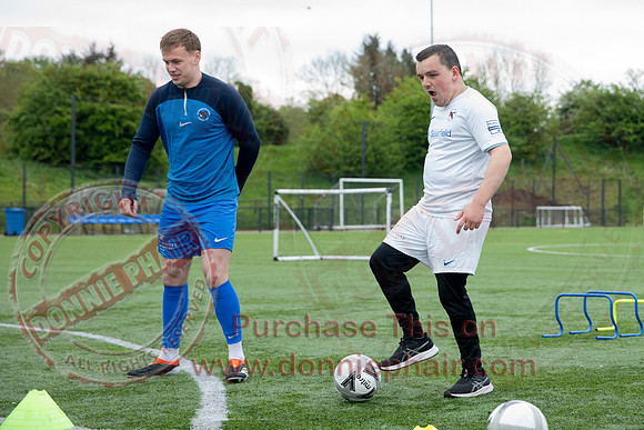 Just Us V Ballinamallard in Friendly Football Match-11