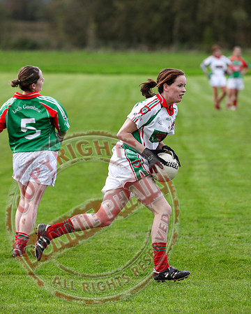 Lisnaskea Ladies V Gowna in Ladies Ulster GAA Semi-Final.  Held in Lisnaskea.