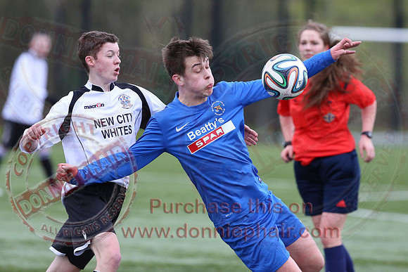 Ballinamallard United III (3) V Lisburn Distillery (3) in IFA Youth League
