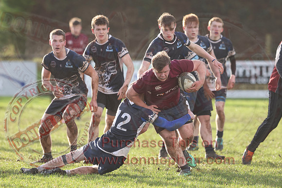Enniskillen (19) V Belfast Met (19) in U18 Provincal League Youth Rugby-9