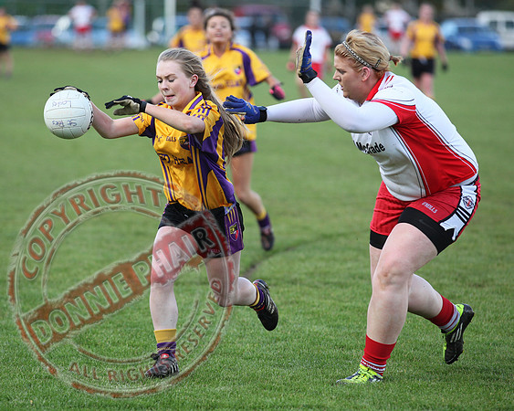 St. Pat's Donagh V Carryduff in Ladies Junior Cup GAA Ulster Match.