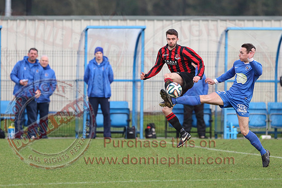 Ballinamallard Reserves (1) V Crusaders (1) in IFA Reserve League.