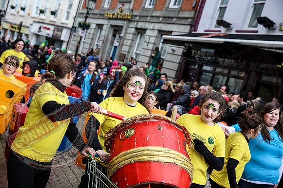 St. Patrick's Day celebrations in Enniskillen, County Fermanagh.