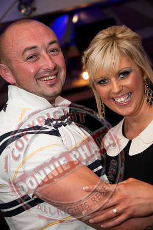 Fionnuala McAlynn and Eamon Mcelhatton celebrate their recent Engagment in Floyd's in Irvinestown