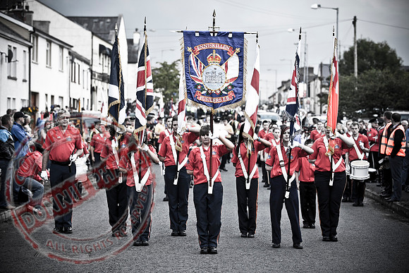 Loyalist Parade in Newtownbutler.