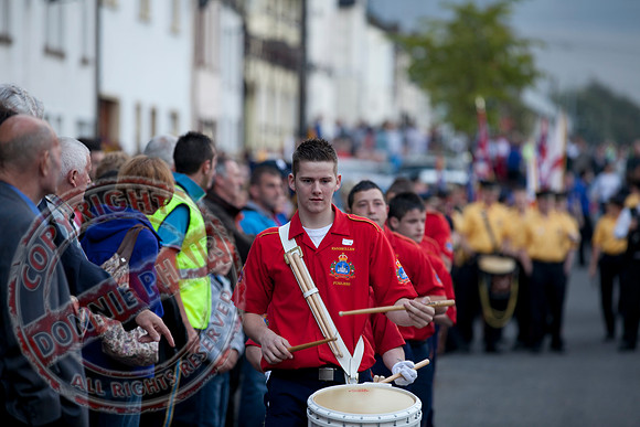 Loyalist Parade in Newtownbutler.