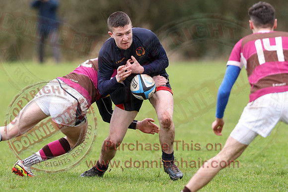 Enniskillen Royal ERGS (33) V Dungannon Royal (40) in Rugby Quarter-Final Ulster Subsidiary Schools Cup-3