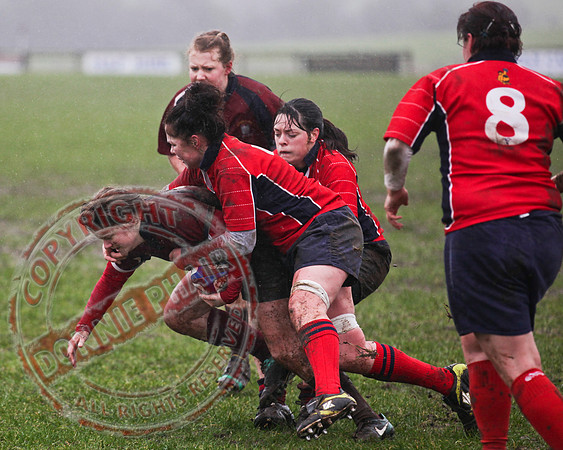 Enniskillen V Cavan in Ladies Rugby.