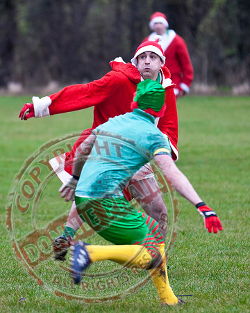 Santa V Elves Charity GAA Match In Newtownbutler among the NTB club members and friends.