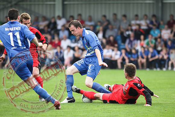 Ballinamallard FC V Dungannon Swifts in IFL Premium League Game.