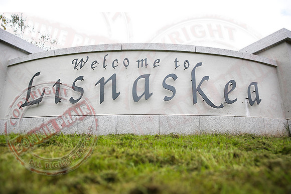 Entrance to Lisnaskea - Newtownbutler Side.