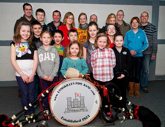 Erne Integrated School teaching Drumming.