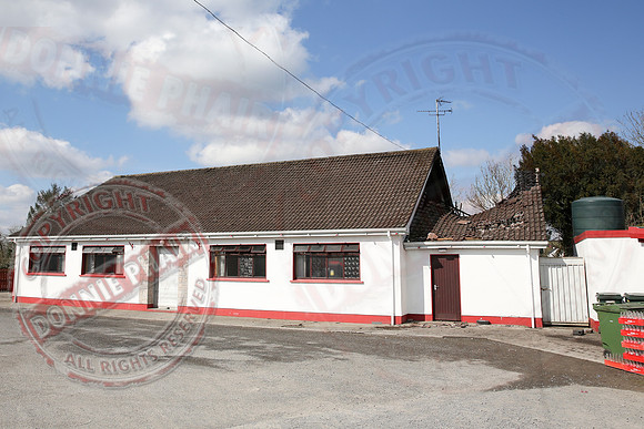 Fire at St. Pat's GAA Cluhouse Donagh.