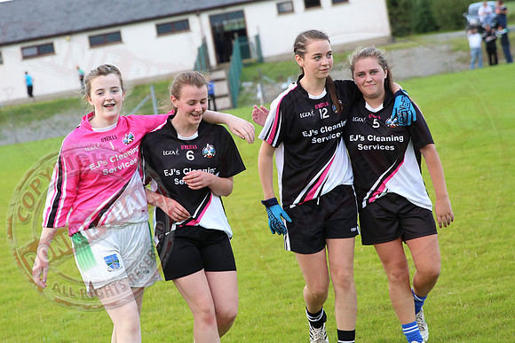Aghadrumsee (1-14) V Ederney (1-05) in Girls U16 GAA Division One Final.