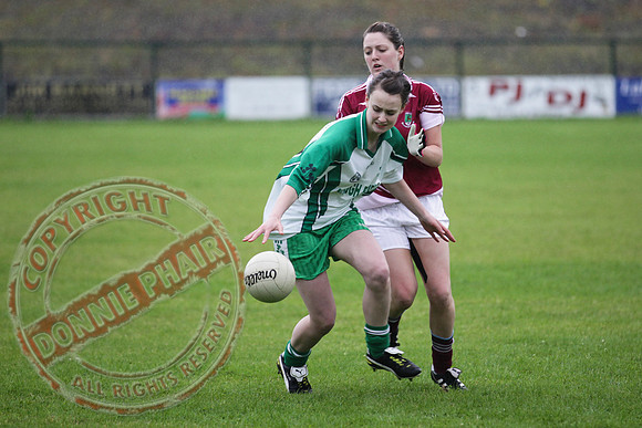 Ruth McGrath Ladies GAA Football Final Between Tempo and Ederney in Irvinestown.