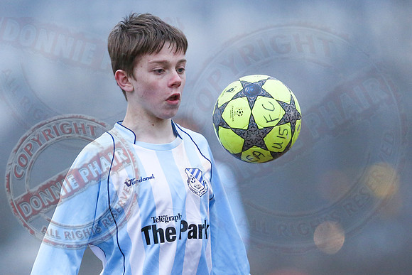 Enniskillen Athletic (2) V Lisbellaw United (4) in U15 Brendan Keogh Youth League.