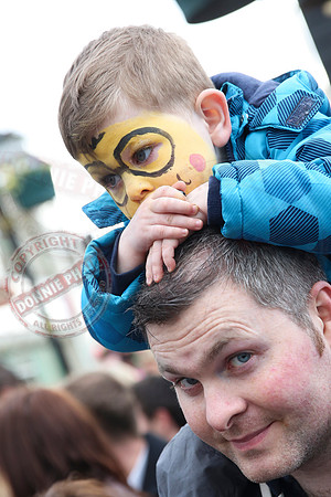 St. Patrick's Day celebrations in Enniskillen, County Fermanagh.