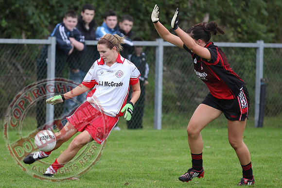 St. Pat's Donagh V Brookeborough in Ladies Intermediate GAA Final.