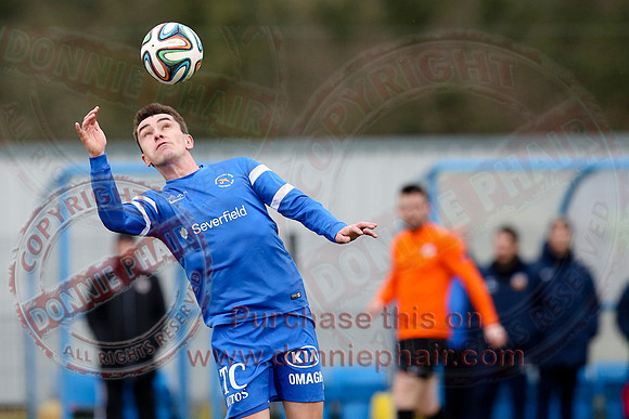 Ballinamallard United (1) V Glenavon (3) in IFA Danske Premier League.