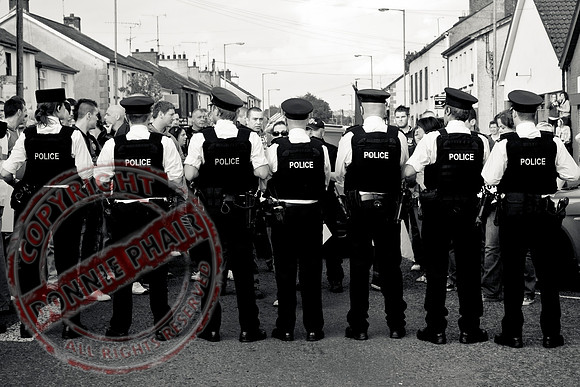 Loyalist Parade in Newtownbutler.