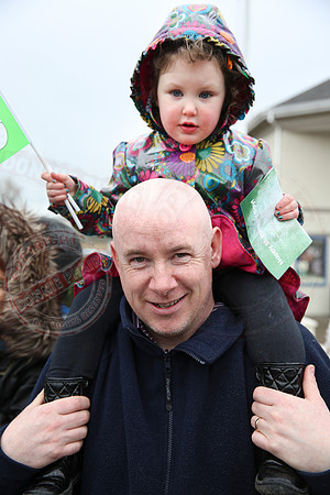 St. Patrick's Day celebrations in Enniskillen, County Fermanagh.